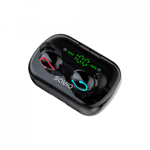 SAVIO BEZPRZEWODOWE SŁUCHAWKI BLUETOOTH TWS-06 - Galeria zdjęcie 8