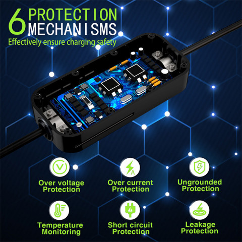 Qoltec Mobilna ładowarka do samochodu elektrycznego - Galeria zdjęcie 4