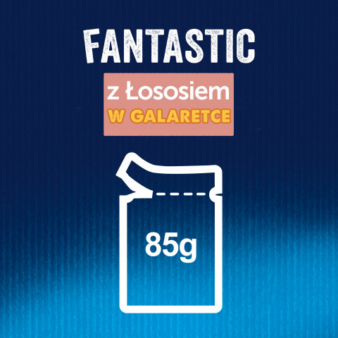 PURINA Felix Fantastic z łososiem w galaretce - mokra karma dla kota - 85 g - Galeria zdjęcie 7