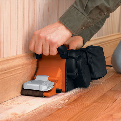Szlifierka taśmowa 720W 75mm BLACK+DECKER - Galeria zdjęcie 2