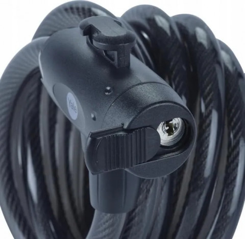 Linka rowerowa stalowa na klucz 12x2000mm Yale Essential Security Keyed Cable Lock 12mm - Galeria zdjęcie 5
