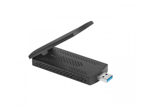 BEZPRZEWODOWA KARTA SIECIOWA WIFI LANBERG NC-3000-WI USB 3.0 AX3000 TRI-BAND 2 WEWNĘTRZNE ANTENY - Galeria zdjęcie 15