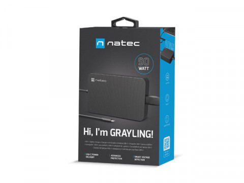 NATEC ZASILACZ ŁADOWARKA GRAYLING USB-C 90W - Galeria zdjęcie 6