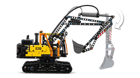 LEGO Technic 42175 Ciężarówka Volvo FMX i koparka EC230 Electric - Galeria zdjęcie 7