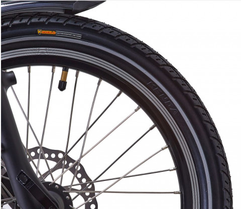 JOBOBIKE Sam - Składany Rower Elektryczny Miejski Dla Seniora 250W Szary - Galeria zdjęcie 7