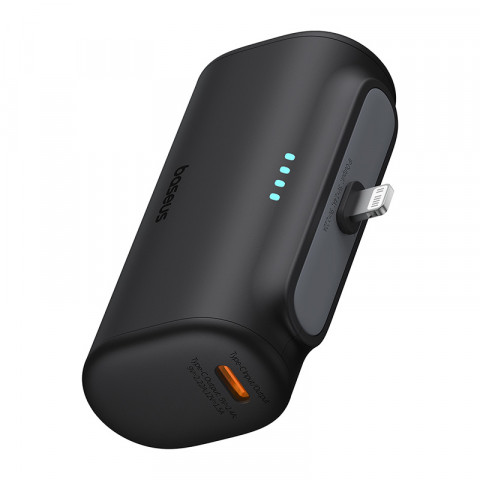 Powerbank Baseus Compact IP 5000mAh 20W USB-C/Lightning (czarny) - Galeria zdjęcie 5