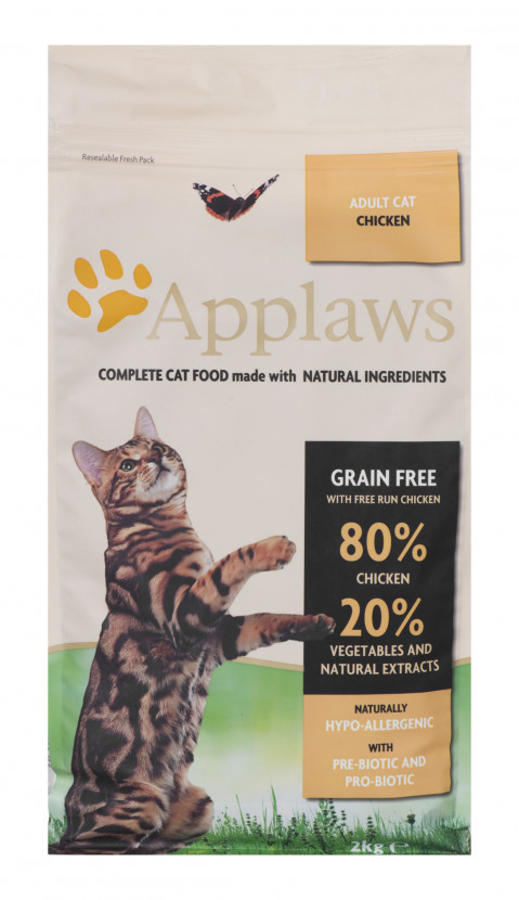 APPLAWS CAT Kurczak - sucha karma dla kota z wysoką zawartością mięsa - 2kg - Galeria zdjęcie 2