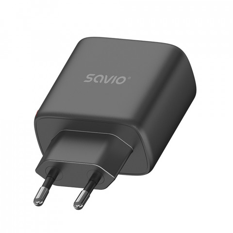 SAVIO ŁADOWARKA SIECIOWA 30W QUICK CHARGE LA-06/B - Galeria zdjęcie 2