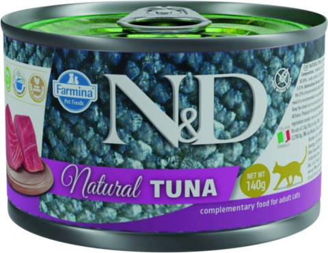 FARMINA N&D Cat Natural Tuńczyk - mokra karma dla kota - 140 g - Galeria zdjęcie 1