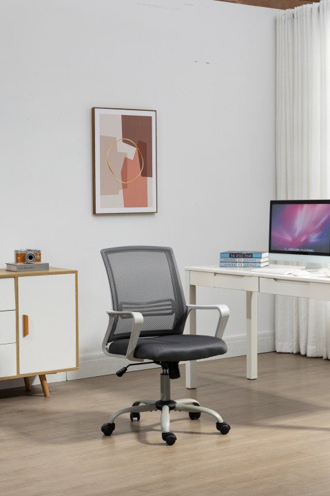 Fotel biurowy ACTIVEJET YK01 szary - Galeria zdjęcie 24