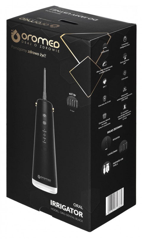 Inteligentny irygator ORO-DENTAL BLACK Oromed - Galeria zdjęcie 15
