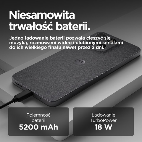 Smartfon Motorola Moto G15 8/128GB Gravity Grey - Galeria zdjęcie 4