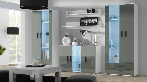 Półka 125cm (2szt) SOHO biały mat - Galeria zdjęcie 5