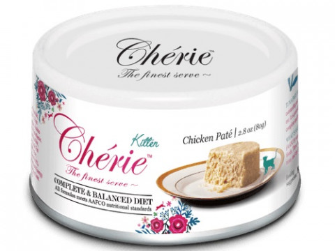 CHERIE Kitten Mus z kurczaka - mokra karma dla kota - 80g - Galeria zdjęcie 1