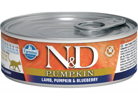 FARMINA N&D Pumpkin Lamb, Pumpkin & Blueberry - mokra karma dla kota - 70 g - Galeria zdjęcie 1