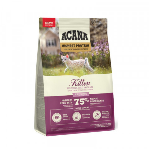 ACANA KITTEN Kurczak, indyk, łosoś dla kociąt 1,8kg - Galeria zdjęcie 1