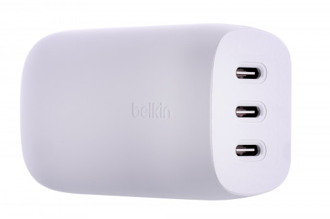 Ładowarka Belkin BoostCharge 3 Port USB-C PD 3.1 PPS Wall Charger 67W + USB-C to USB-C Cable 2m White - Galeria zdjęcie 7