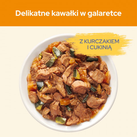 PURINA Cat Chow Kurczak, cukinia - mokra karma dla kota - 10x85 g - Galeria zdjęcie 3