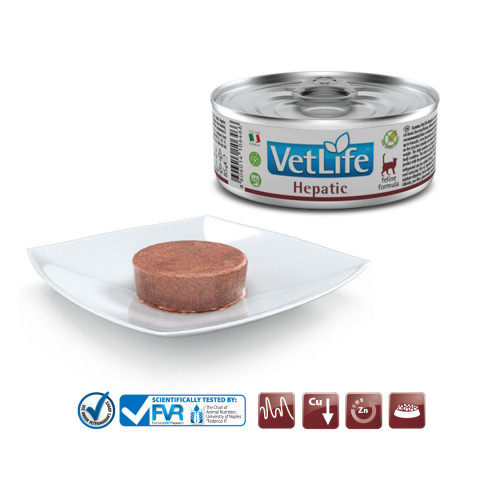 FARMINA Vet Life Natural Diet Cat Hepatic - mokra karma dla kota - 85 g - Galeria zdjęcie 2