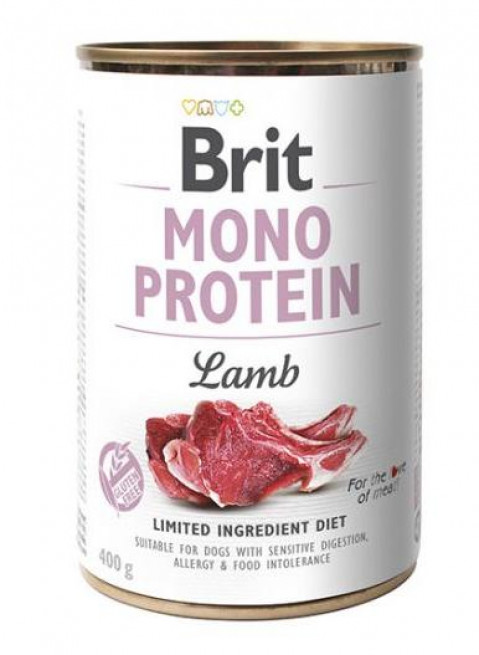 BRIT Mono Protein Lamb - mokra karma dla psa - 5x400g + 400g GRATIS! - Galeria zdjęcie 3