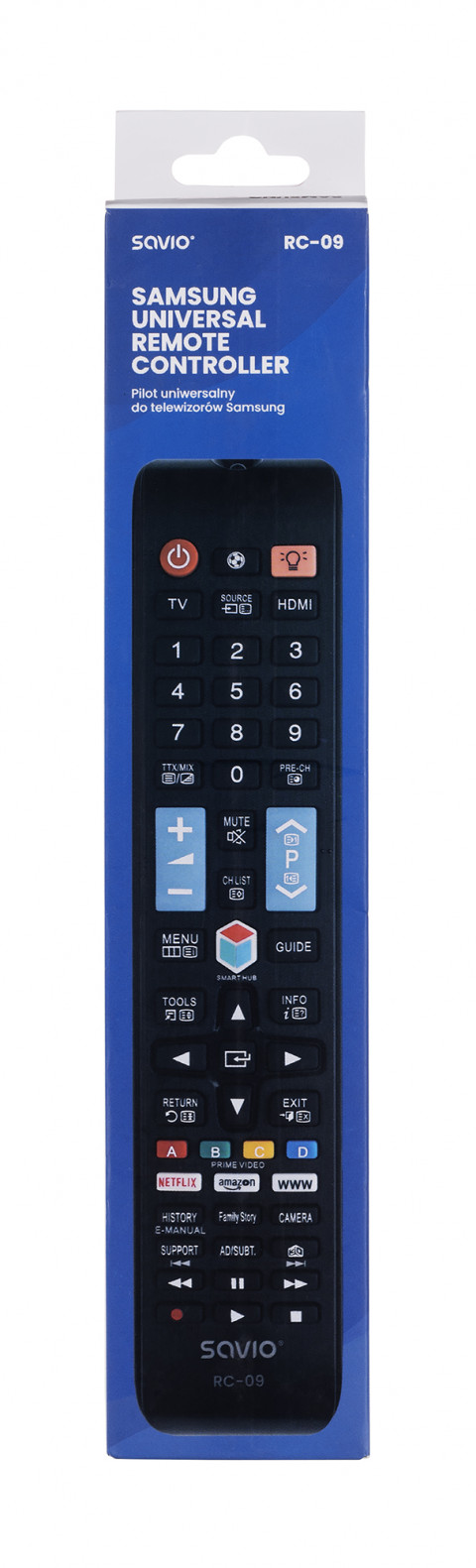 SAVIO PILOT ZAMIENNIK DO TV SAMSUNG SMART RC-09 - Galeria zdjęcie 4