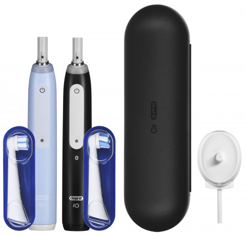 Braun Oral-B szczoteczka elektryczna iO 3 zestaw DUO BLACK & BLUE - Galeria zdjęcie 1