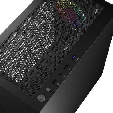 LOGIC OBUDOWA PORTOS ARGB MINI USB 3.0 BLACK - Galeria zdjęcie 14