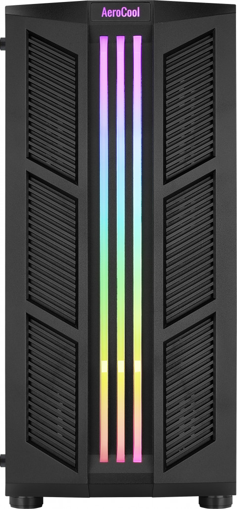 OBUDOWA AEROCOOL PGS PRIME-G-BK-v1 RGB czarna - Galeria zdjęcie 4