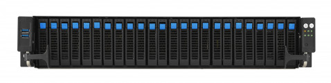 Platforma Asus Rack (2U) RS520A-E12-RS24U AMD Epyc 9004 (16x NVMe, 8x SATA/SAS, 2xM.2, 2xGPU, 2x10Gbe, IPMI, 1+1 1600W) - Galeria zdjęcie 4