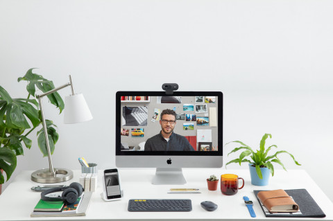 Kamera LOGITECH C505E HD Webcam Black - Galeria zdjęcie 3