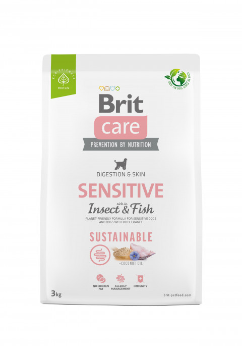 Brit Care Sustainable Sensitive Insect & Fish - sucha karma dla psa - 3 kg - Galeria zdjęcie 1
