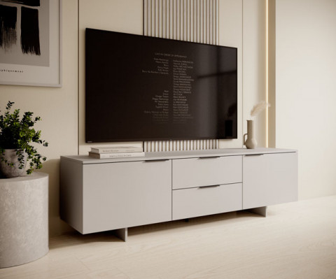 Szafka RTV 2D2S ALMA 180x41,5xH55 kaszmir - Galeria zdjęcie 3