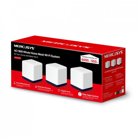 System mesh Mercusys Halo H50G(3-pack) - Galeria zdjęcie 4