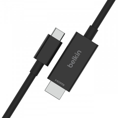 Kabel Belkin Connect USB-C to HDMI 2.1 Cable 2m Black - Galeria zdjęcie 2