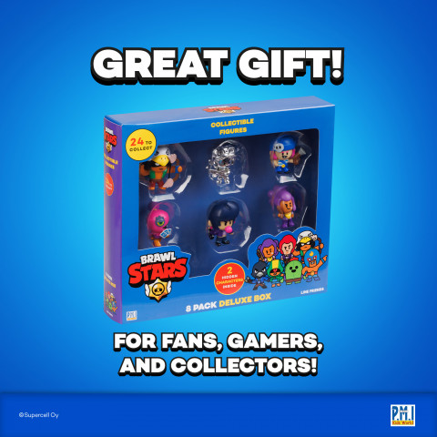 BRAWL STARS S1 FIGURES - 8 PACK DELUXE BOX VER.A - Galeria zdjęcie 8