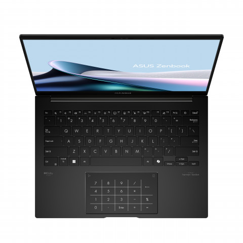 ASUS UM3406HA-WS74T Ryzen 7 8840HS 14"WUXGA Touch OLED 16GB SSD512 BT BLKB Win11 Jade Black (REPACK) 2Y - Galeria zdjęcie 3