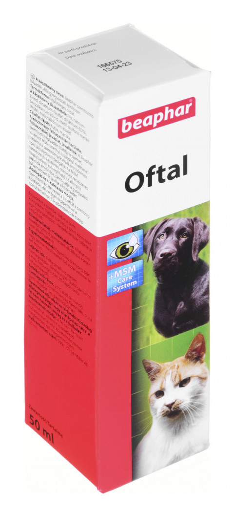 BEAPHAR Oftal - krople do pielęgnacji oczu dla psa i kota - 50ml - Galeria zdjęcie 4
