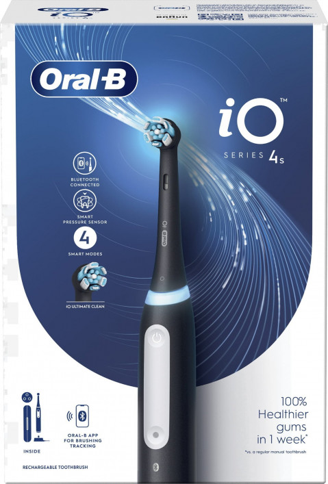 Szczoteczka elektryczna Oral-B iO4s Matt Black - Galeria zdjęcie 2