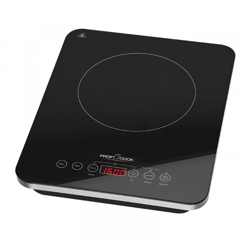 Kuchenka Indukcyjna Profi Cook PC-EKI 1062 (jednopolowa 2000W czarna) - Galeria zdjęcie 1