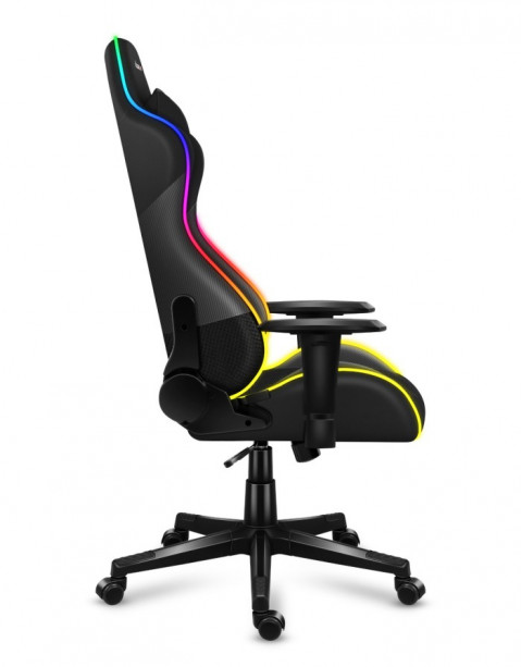 Fotel gamingowy Huzaro Force 6.2 Black RGB - Galeria zdjęcie 6