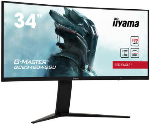 MONITOR IIYAMA LED 34" GCB3480WQSU-B1 180Hz - Galeria zdjęcie 2