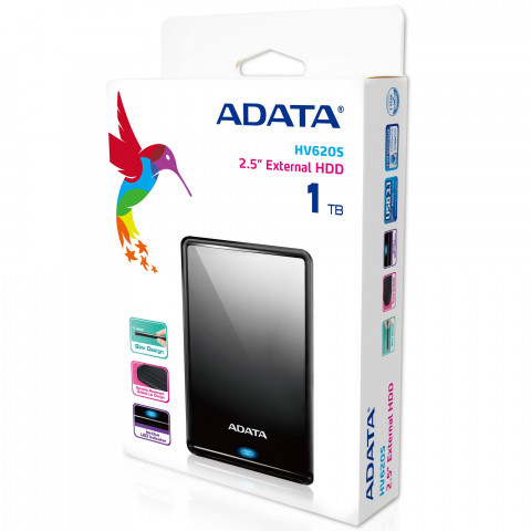 Dysk zewnętrzny HDD ADATA HV620S AHV620S-1TU31-CBK (1TB; 2.5"; USB 3.2; czarny) - Galeria zdjęcie 8