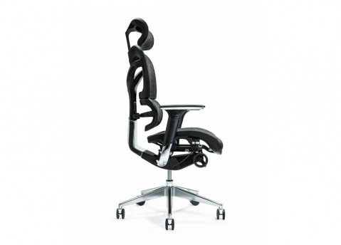 Ergonomiczny fotel biurowy ERGO 700 czarny - Galeria zdjęcie 2