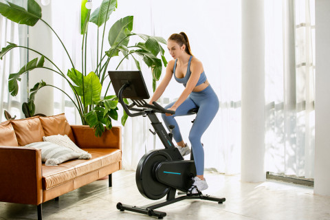 Rower stacjonarny, magnetyczny OVICX Q200X z ekranem dotykowym 15,6" TFT, WIFI bluetooth&app - Galeria zdjęcie 26