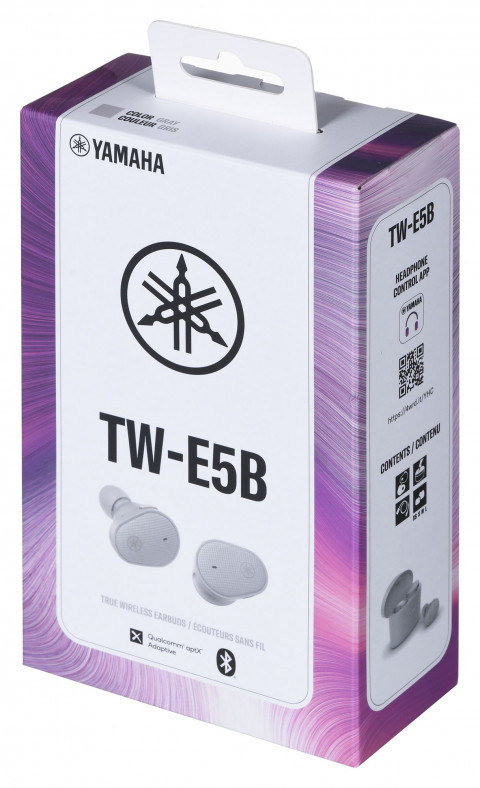 Słuchawki bezprzewodowe douszne Yamaha TW-E5B szare - Galeria zdjęcie 10