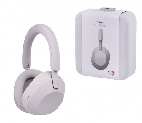 Słuchawki Sony WH-1000XM5 nauszne bluetooth srebrne - Galeria zdjęcie 1
