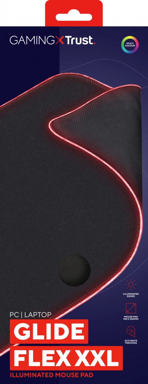 Podkładka pod mysz TRUST GXT764 GLIDE-FLEX RGB XXL (23395) - Galeria zdjęcie 6