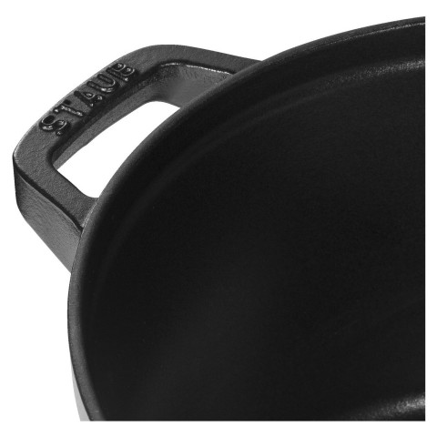 Zestaw 3 naczyń żeliwnych z pokrywką STAUB 40508-386-0 - czarny 24 cm - Galeria zdjęcie 5