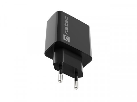 NATEC ŁADOWARKA SIECIOWA RIBERA USB-A 18W CZARNA - Galeria zdjęcie 5