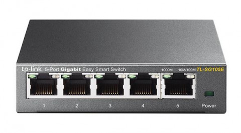 TP-Link TL-SG105E 5-Port Gigabit Easy Smart Switch Desktop - Galeria zdjęcie 1